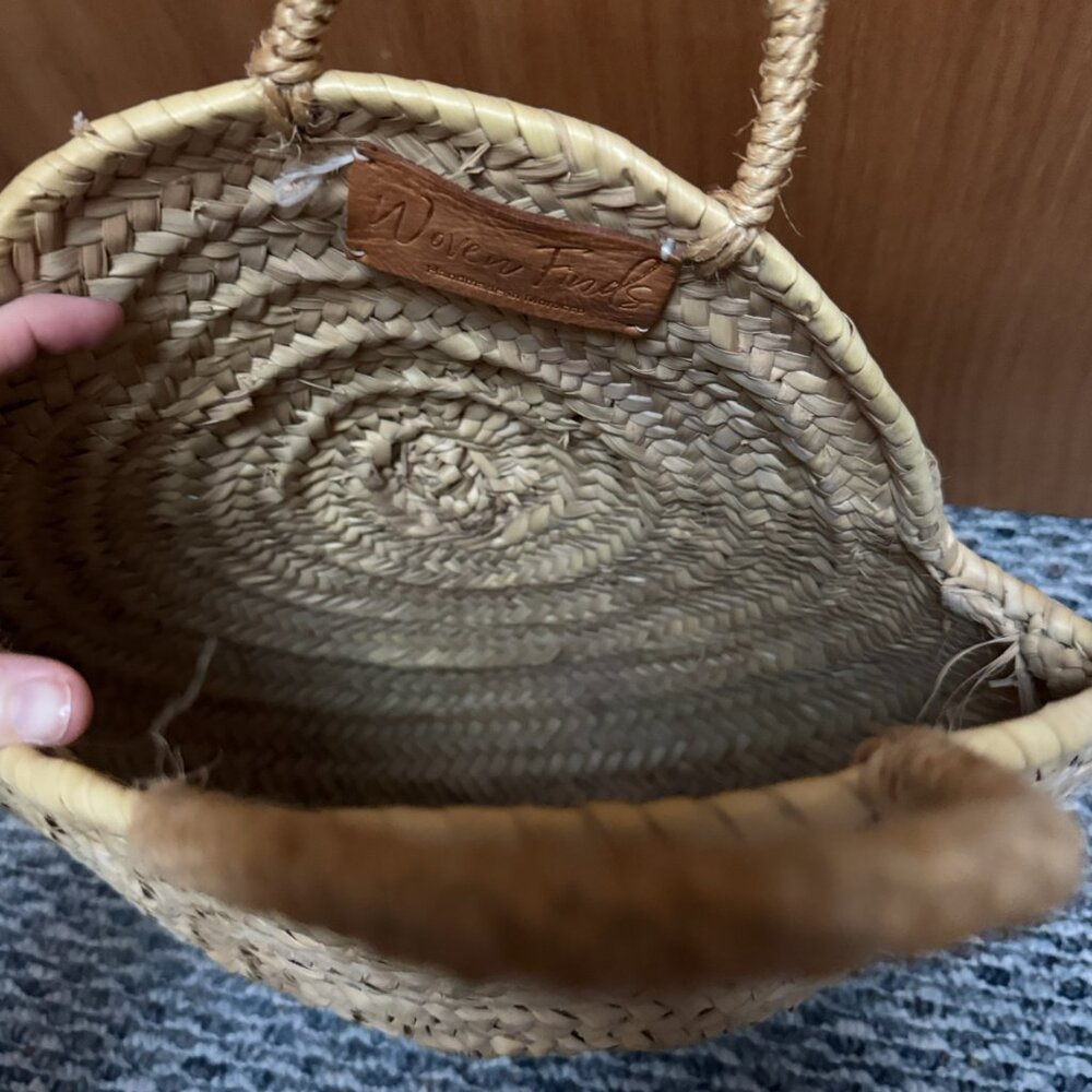 Woven Beach Bag - Circular - Picture 2 of 3